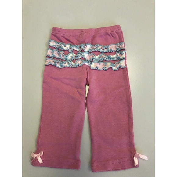 Chicka Chicka Boom Baby Girl's Pink Ruffle Outfit size 6-9 months - Picture 5 of 11